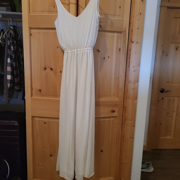 Kendall Maxi Dress ~ Ivory Crisp-Small - Picture 3 of 5